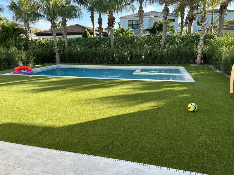 Residential lawn turf