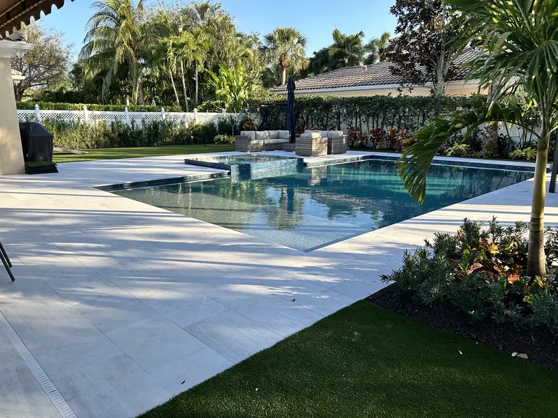 Pet turf area