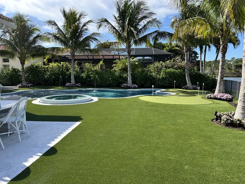 Completed turf project