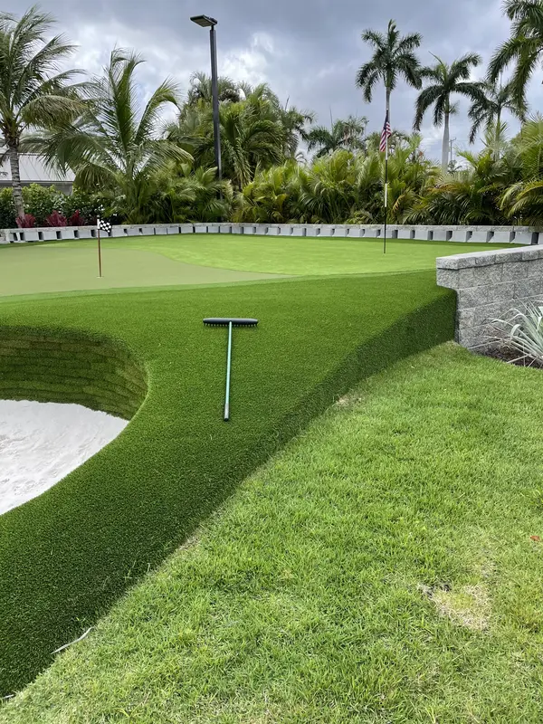 Residential turf installation